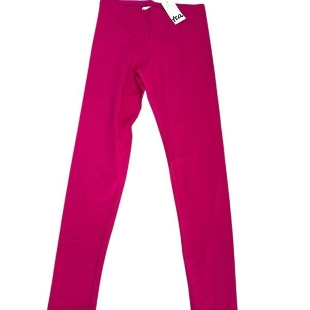 Tea Collection Bright Pink Kids Leggings